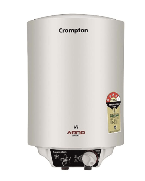 Crompton Arno Neo ASWH-2610 10-Litre, 2KW, 4 Star-Rated Storage Water Heater/Geyser (White)